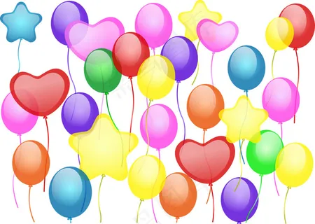 矢量气球素材 矢量气球素材