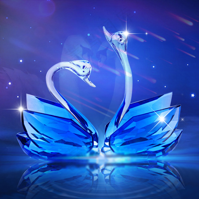 唯美天鹅淘宝主图