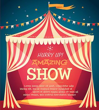 马戏团宣传海报
