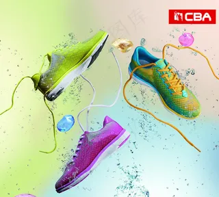 CBA跑步鞋图片