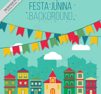 扁平建筑矢量素材