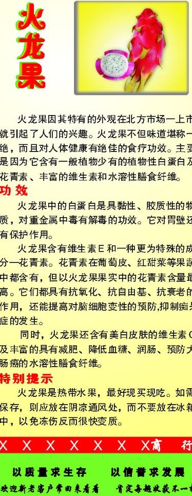 水果健康知识(火龙果)图片