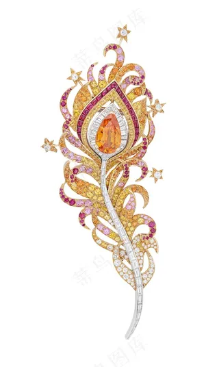 胸针饰品免抠素材PSD分层