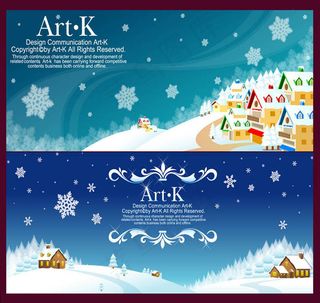 圣诞节广告海报矢量素材