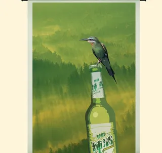 双鹿 油画挂历篇图片