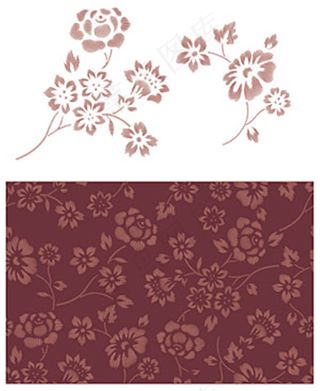 花纹卡片矢量素材