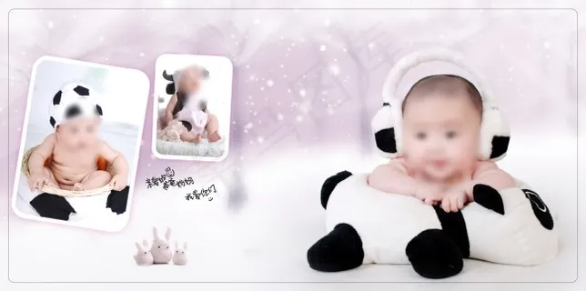 孩子相册psd素材