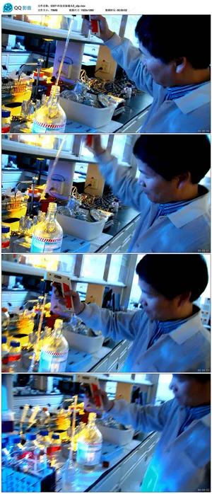 科技实验室镜头药物研究高清实拍视频...