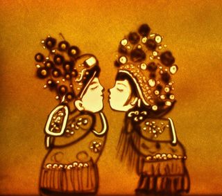 圣彩创意沙画图片