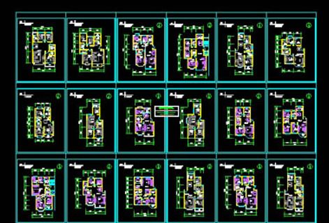 户型大全CAD施工图-4