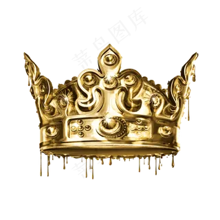 欧式花纹金属皇冠