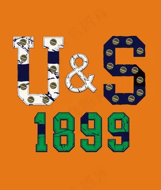 T恤图案设计图文组合