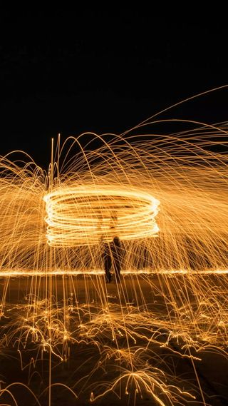 打铁花高清摄影图片