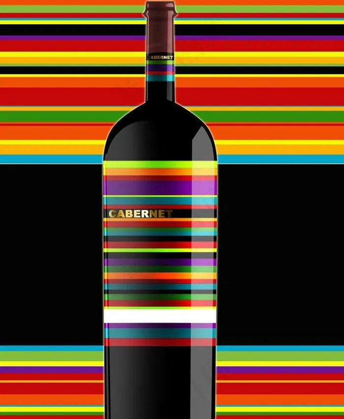 酒瓶广告图片psd模版下载