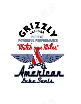 欧美徽章标志男装T恤图案英文字体