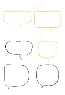 对话框气泡线条简约合集免扣对话框气泡线条简约合集免扣