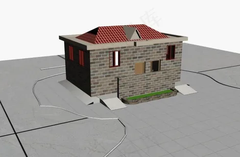 厕所模型013d max 模型