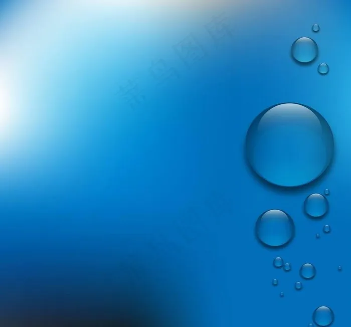 水珠水滴图片ai矢量模版下载