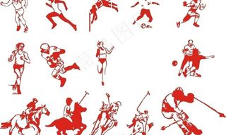 动运矢量人物图片