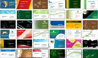 自制矢量简洁实用名片