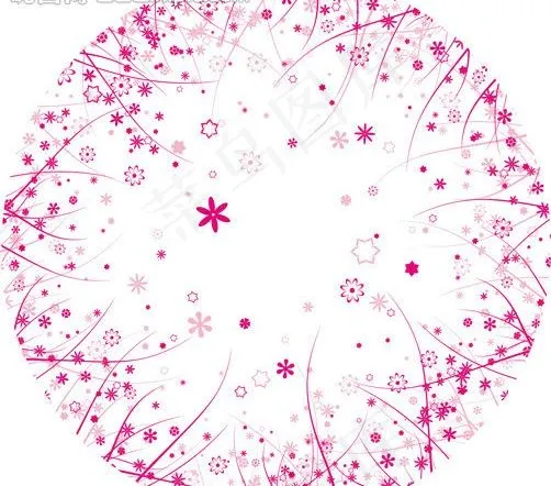 花花底纹图片ai矢量模版下载