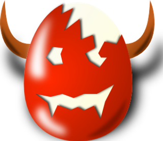 邪恶的复活节剪贴画