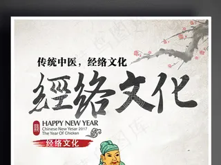 传统中国风经络文化下载