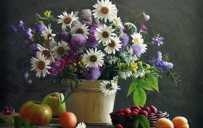 油画花卉图片