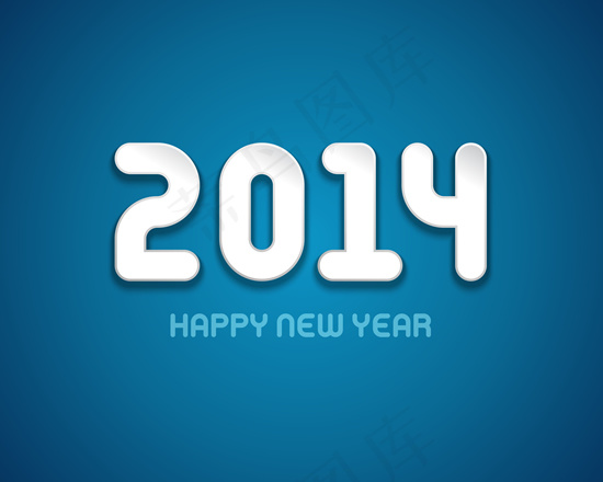 2014新年快乐海报矢量素材eps,ai矢量模版下载