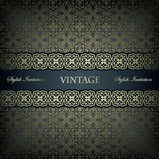 花的花纹背景矢量04年份