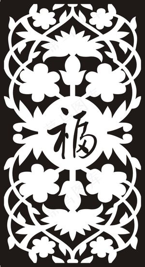 隔断矢量镂空雕刻文件下载