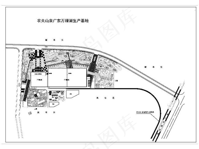 广东万绿湖基地cad图纸