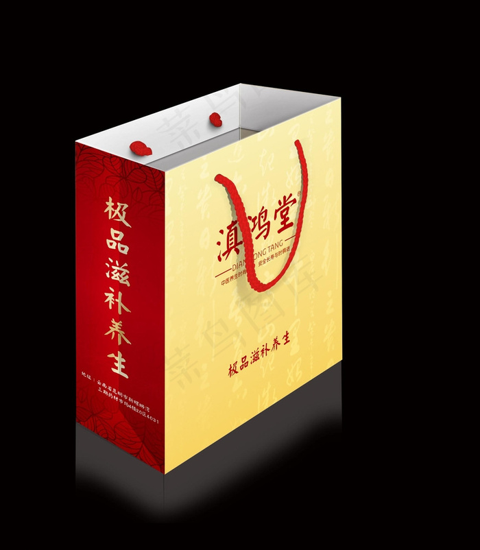 手提袋图片cdr矢量模版下载