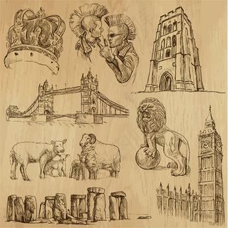 外国建筑物与动物图片