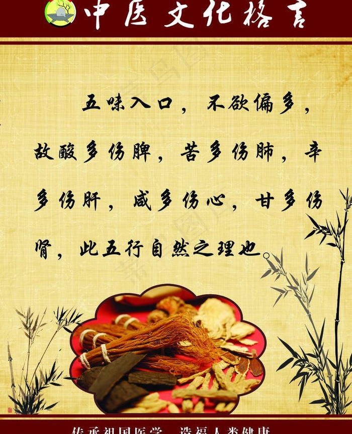 中医药文化格言图片(2559X3345(DPI:100))psd模版下载