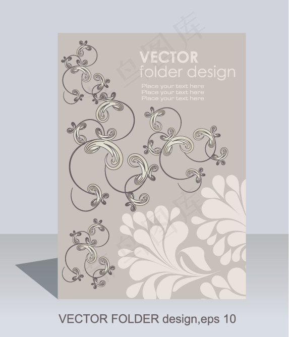 经典花纹背景08-矢量素材