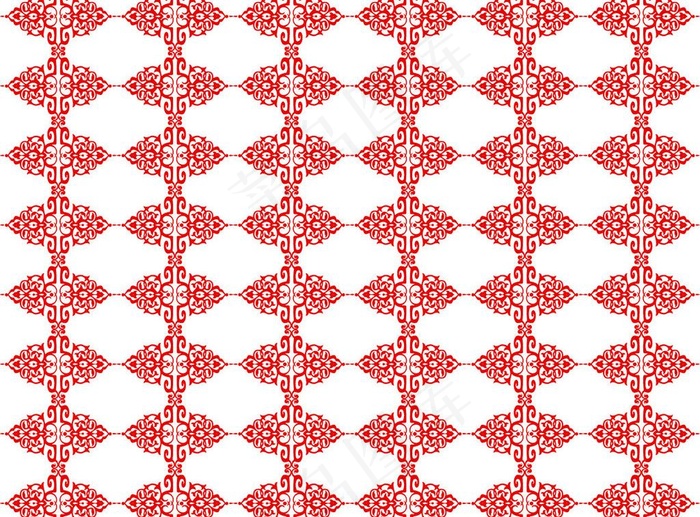连续图案矢量图图片