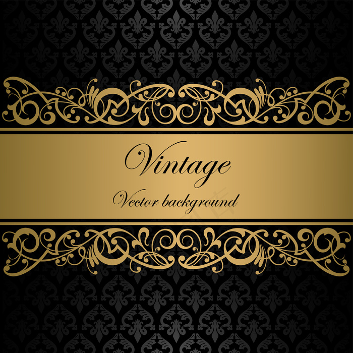 花纹花边背景矢量素材7