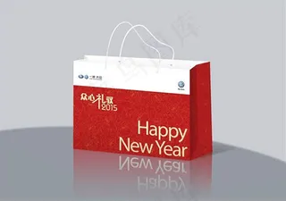 新年快乐手提袋