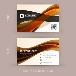 企业名片正面背面设计