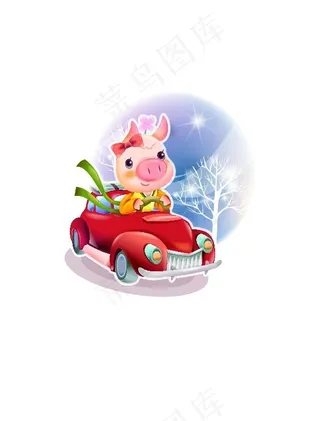 2007最新韩国新春情侣猪矢量图1...