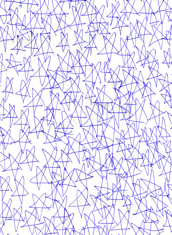 蓝色五角星底纹