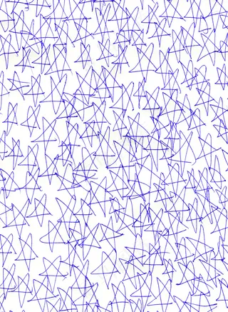 蓝色五角星底纹