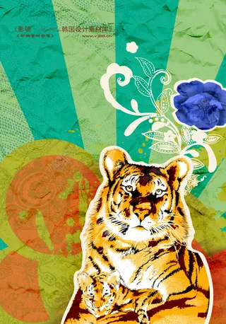 绚彩花纹背景C11-007图片