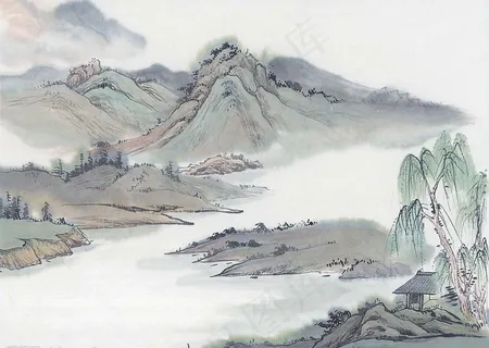 水墨山水画图片 水墨山水画图片