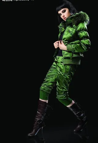 羽绒服模特3图片