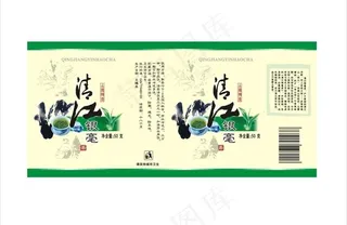 清江银毫绿茶 cdr图片