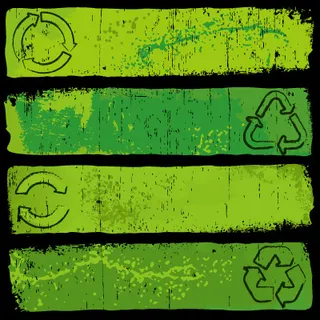 怀旧环保banner背景矢量素材