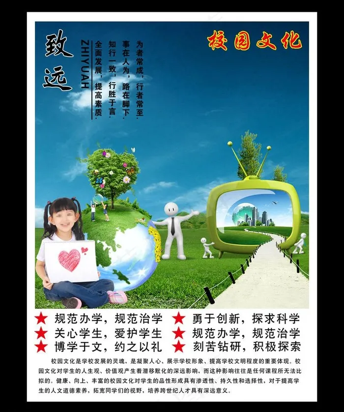校园文化图片(2047X2598(DPI:200))psd模版下载