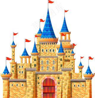 现代卡通欧式城堡